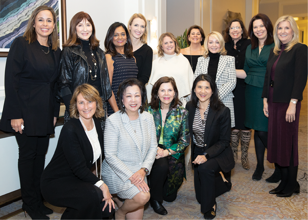 women leaders attending the CalChamber Board of Directors dinner