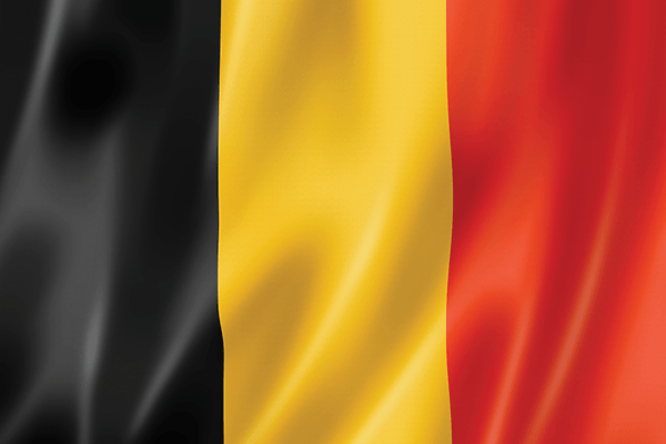 Flag of Belgium.