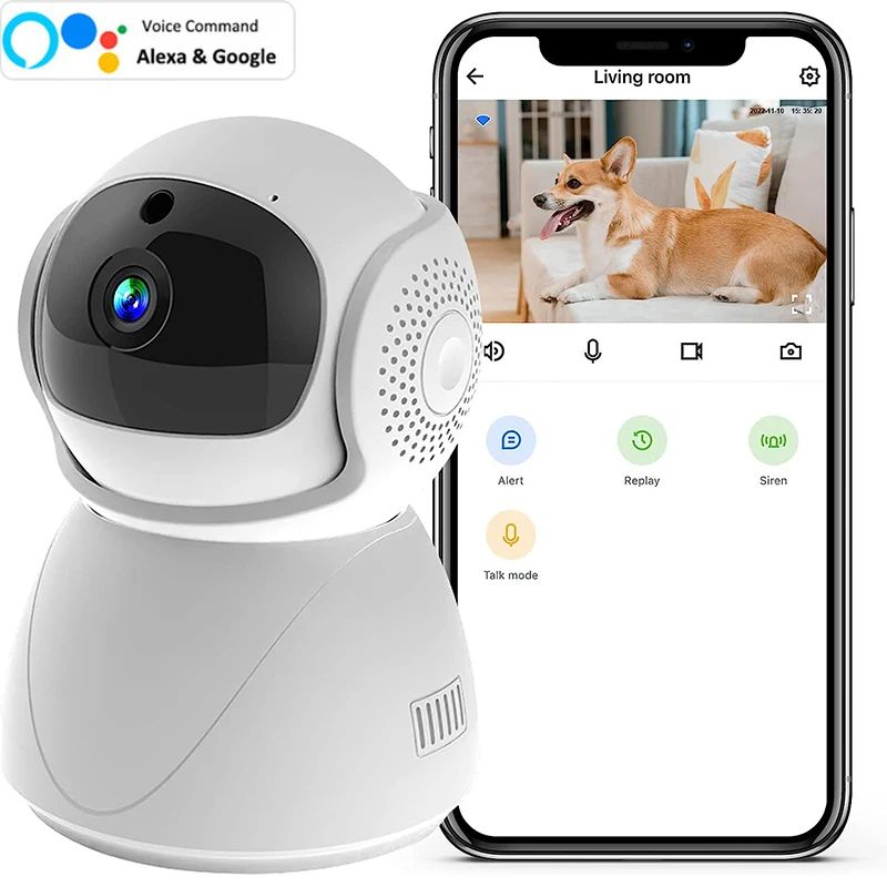 Smart PTZ Wireless Indoor Security Nanny Camera