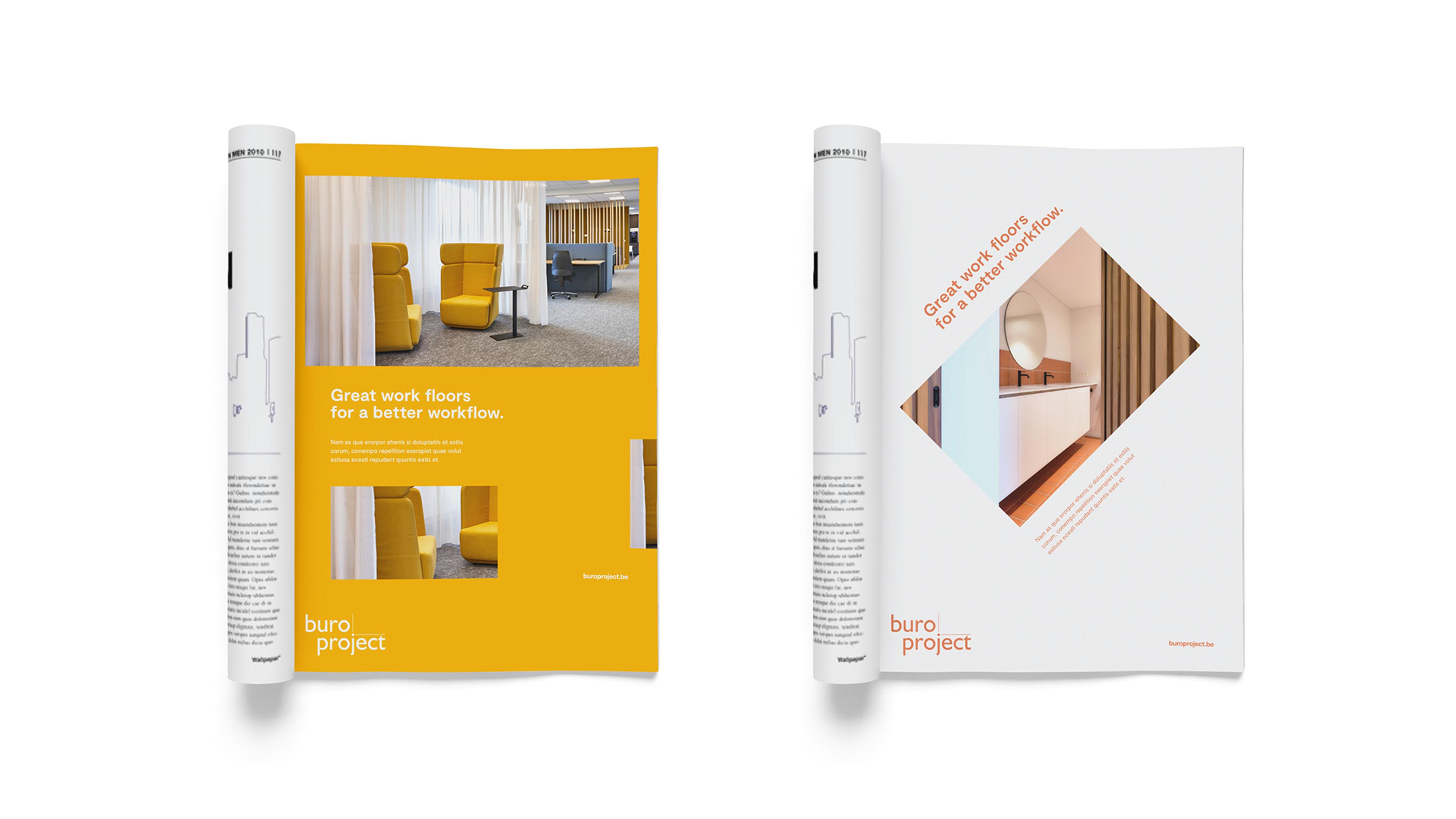 Buro Project rebranding: ad