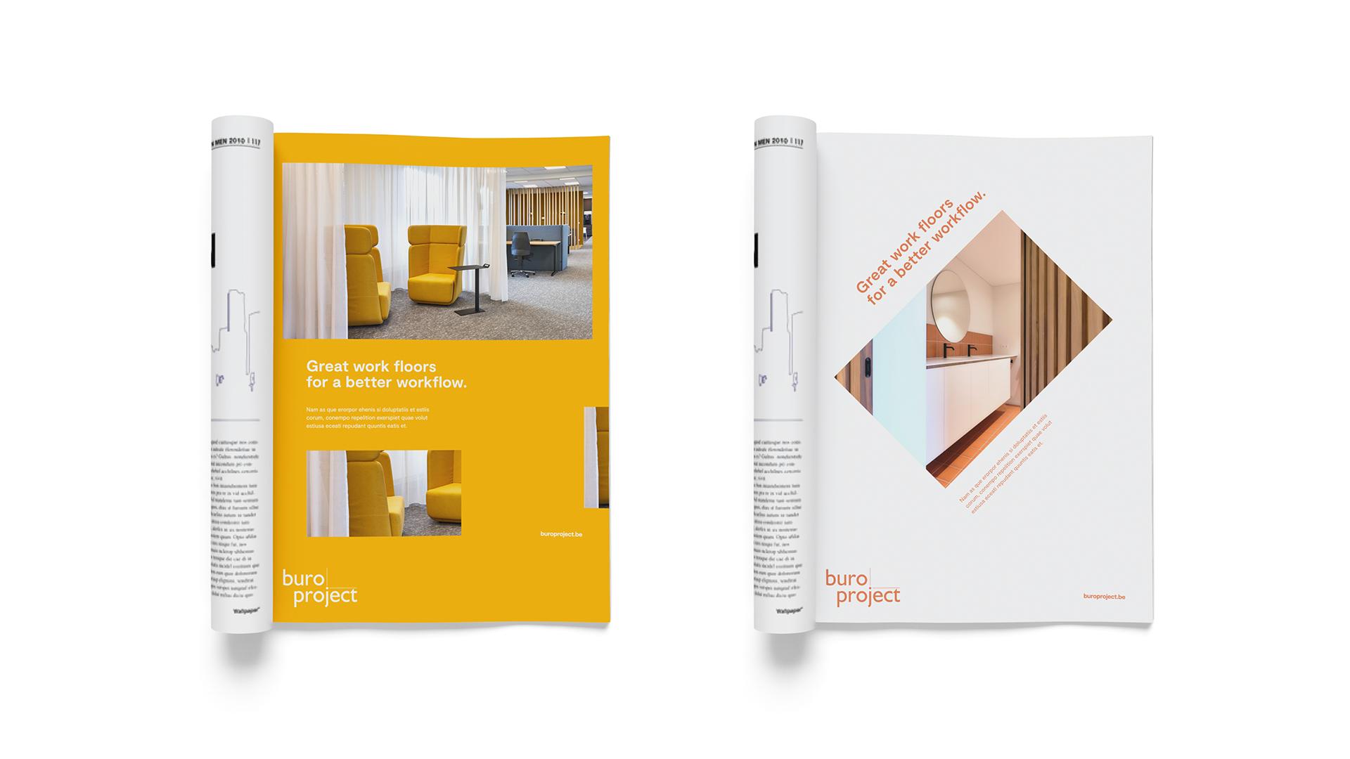 Buro Project rebranding: ad