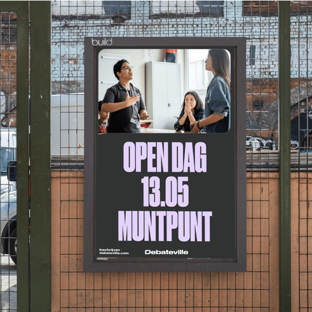 Debateville branding applications