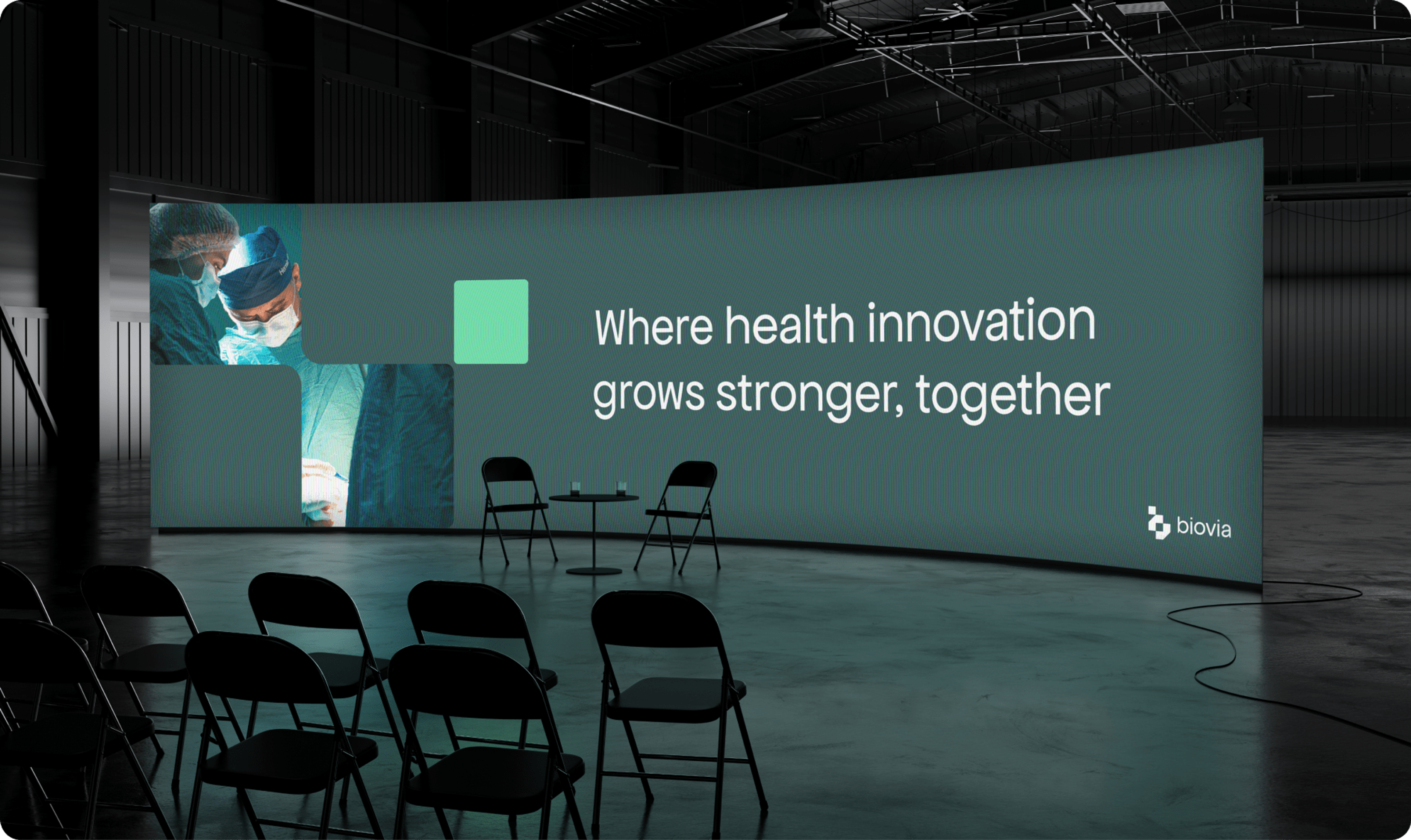 Biovia: health innovation, stronger together.