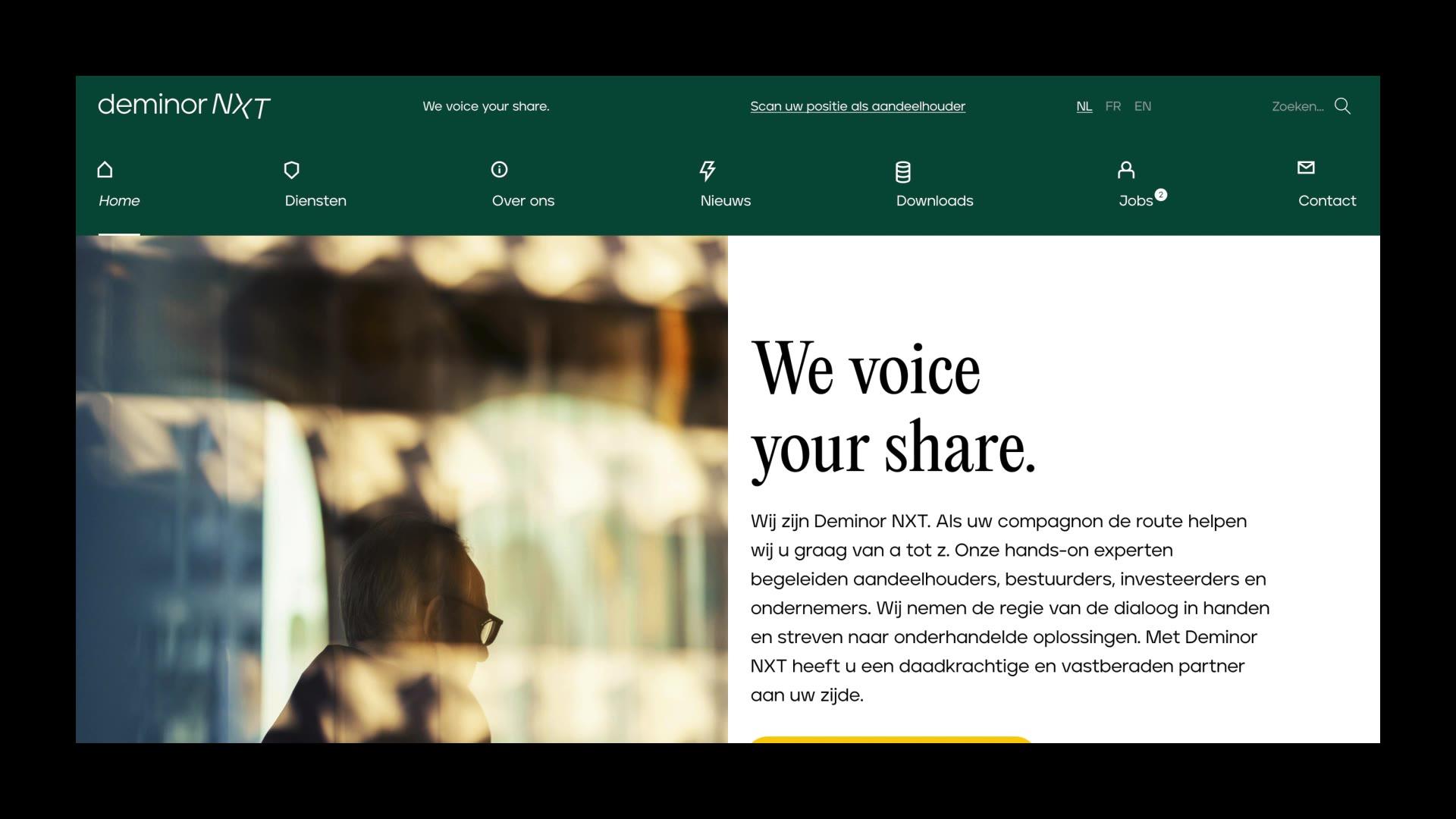 deminor NXT: website video