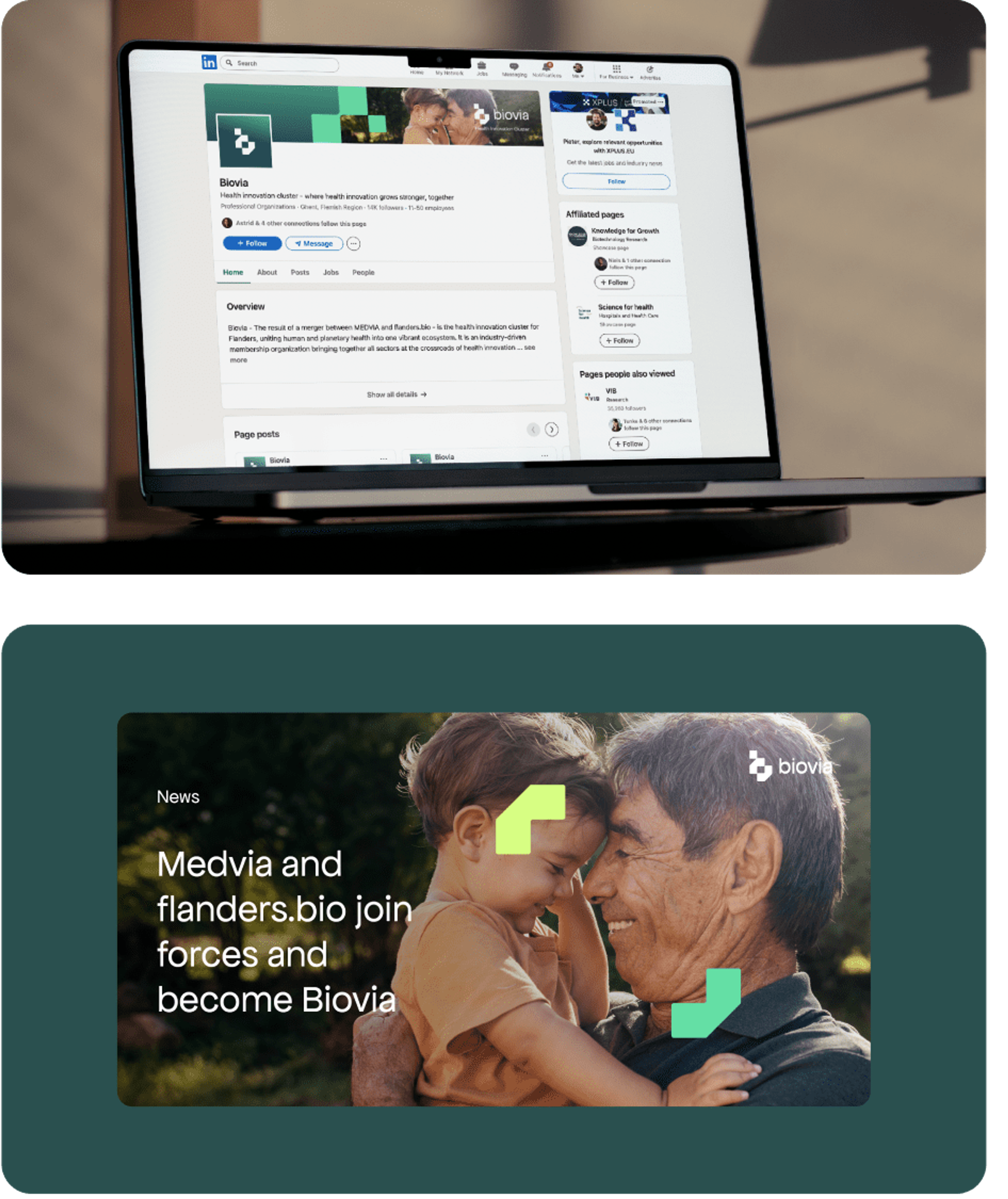 Biovia: brand application