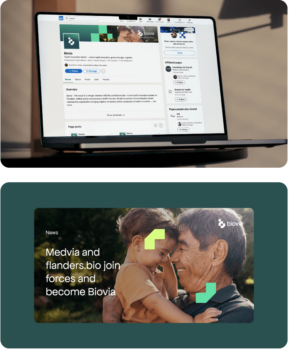 Biovia: brand application