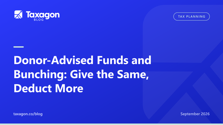 Donor-Advised Funds and Bunching: Give the Same, Deduct More