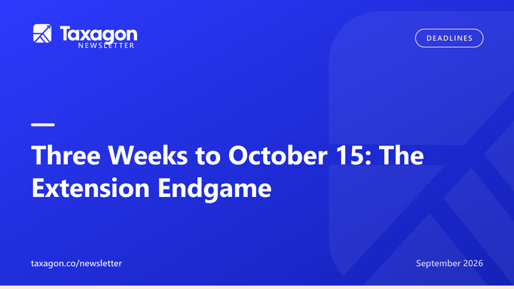 Three Weeks to October 15: The Extension Endgame