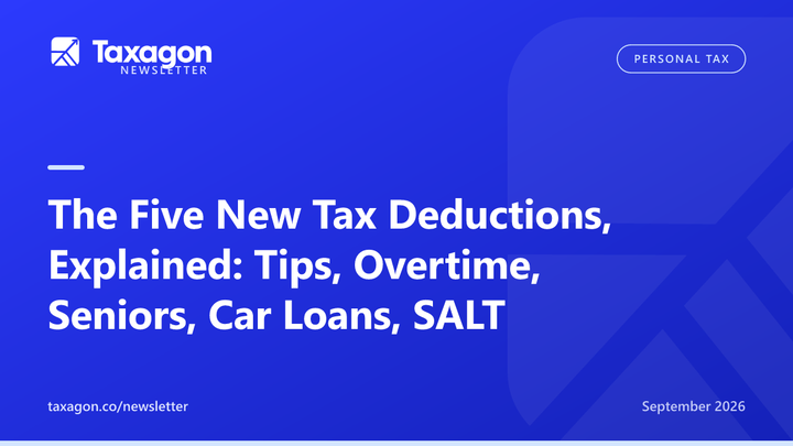 The Five New Tax Deductions, Explained: Tips, Overtime, Seniors, Car Loans, SALT