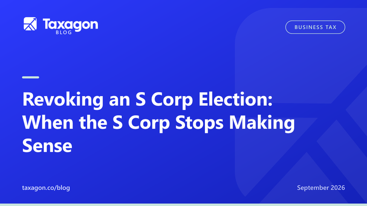 Revoking an S Corp Election: When the S Corp Stops Making Sense