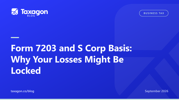 Form 7203 and S Corp Basis: Why Your Losses Might Be Locked