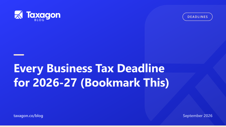 Every Business Tax Deadline for 2026-27 (Bookmark This)