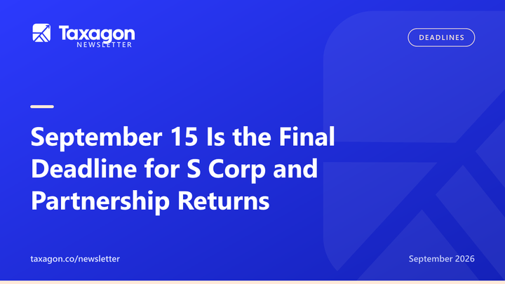 September 15 Is the Final Deadline for S Corp and Partnership Returns