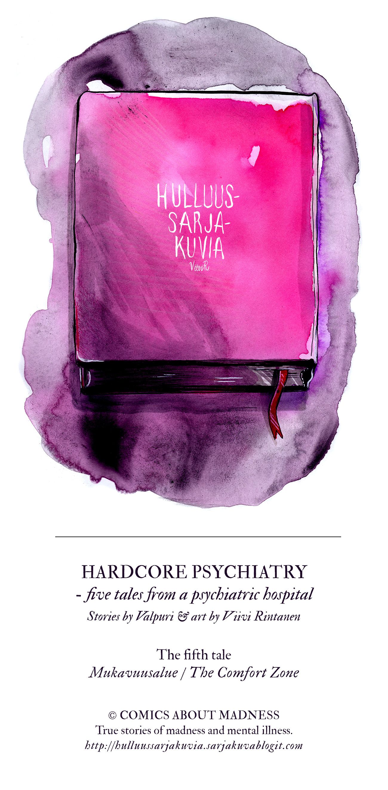 Webomics about madness & mental illness by Viivi Rintanen & real-lifestorytellers.