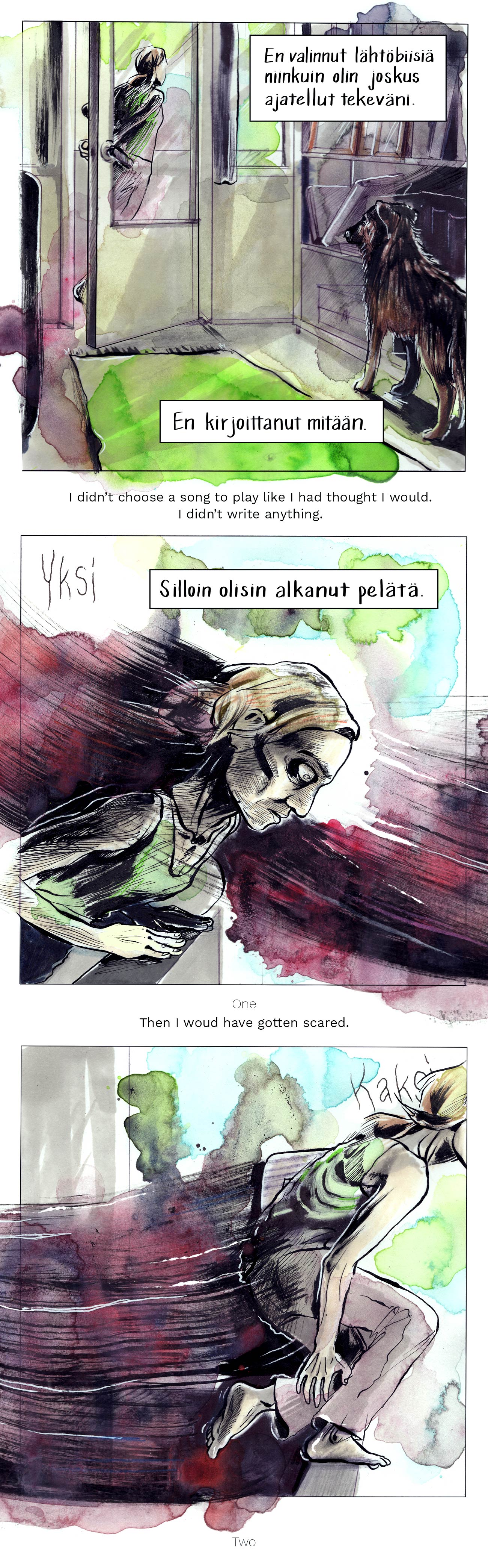 Sarjakuva syömishäiriön ja masennuksen tuskasta, itsemurhasta ja elämästä. A webcomic about the pain of eating disorders and depression, suicide and life itself.