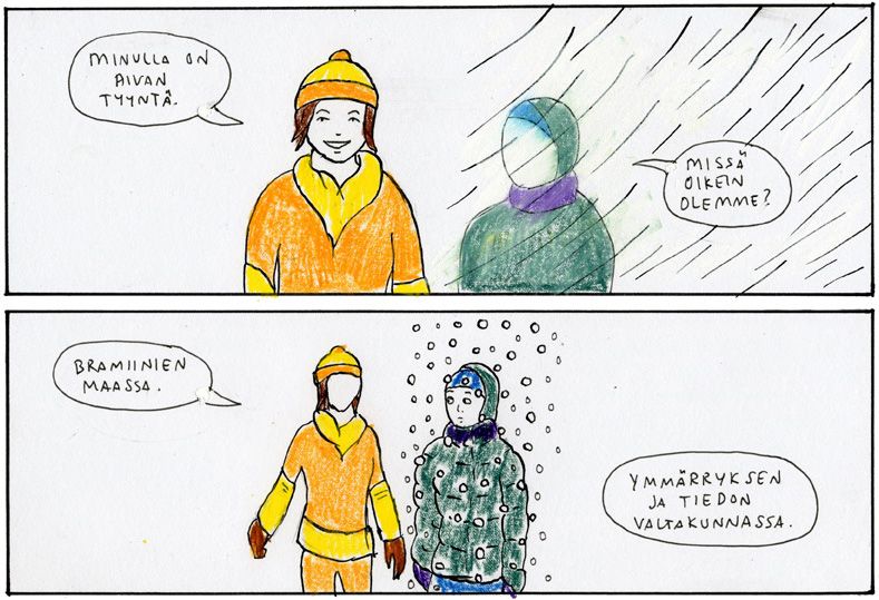 Miia Vistilä sarjakuva sarjakuvablogi