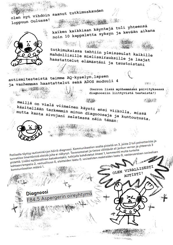 autismipäivitys blogiin helmikuu 1