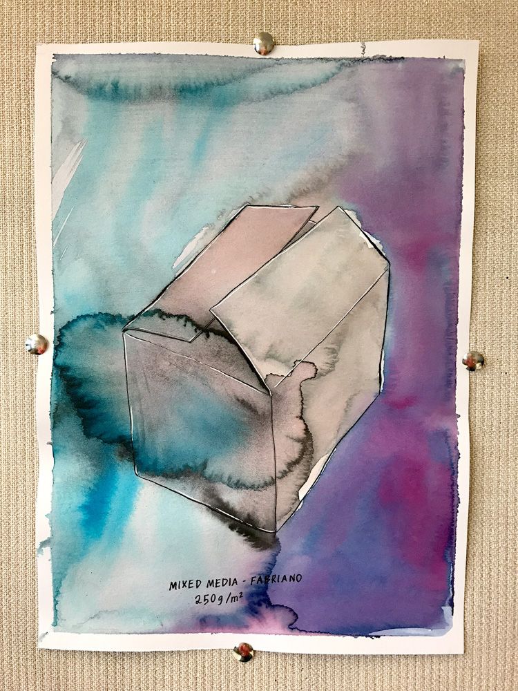 kuva14 Mixed media Fabriano