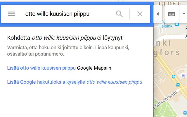 kuusisen piippu
