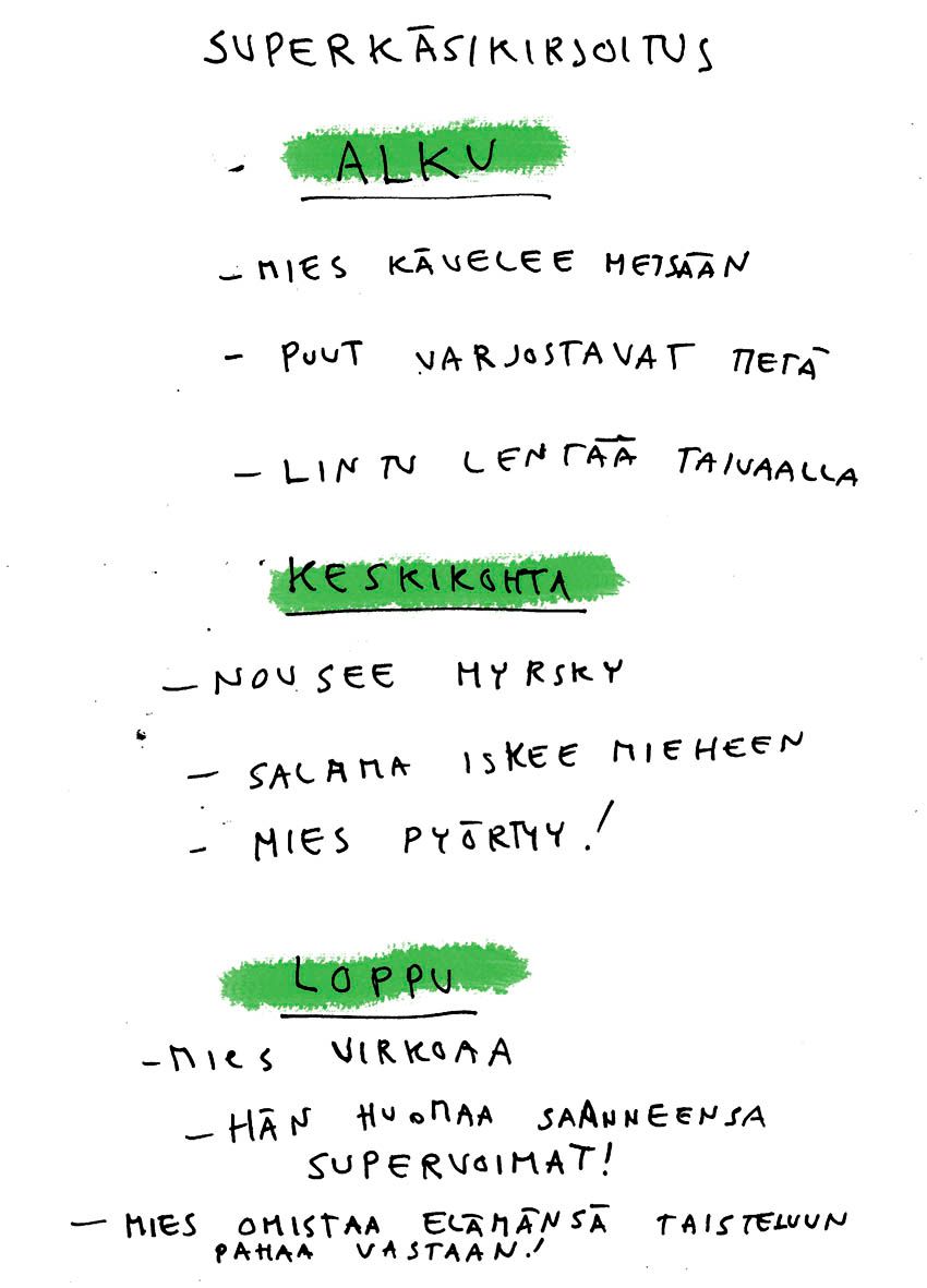 käsikirjoitus