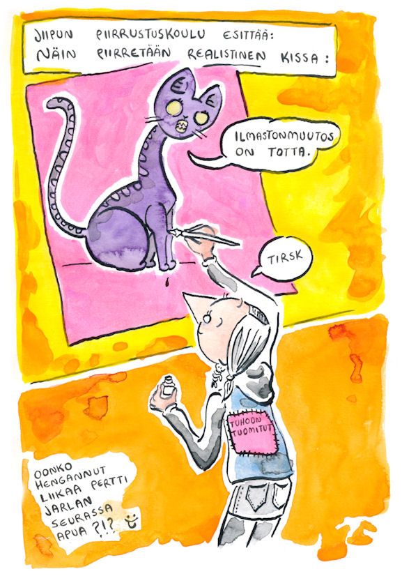 how to draw a realistic cat