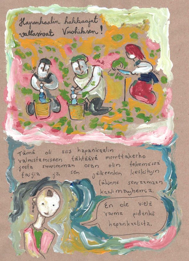 hapankaali pieni buustattu