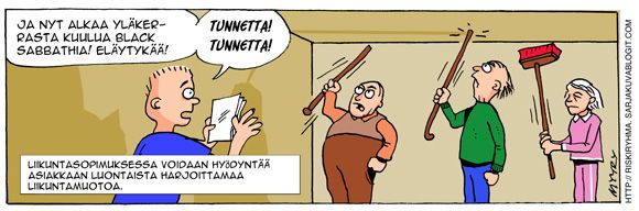 mika myyry riski ryhmä riskiryhmä sarjakuva