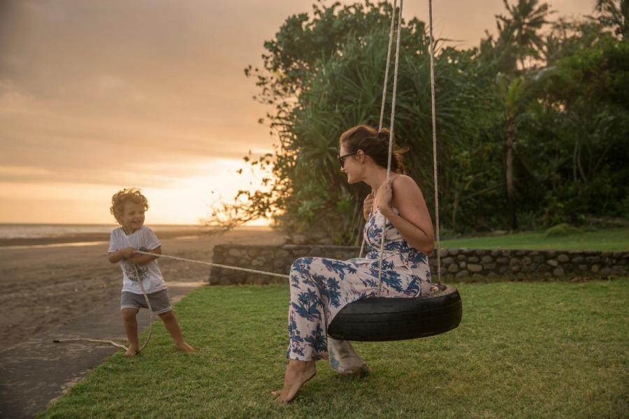 Mum morning routine with toddler