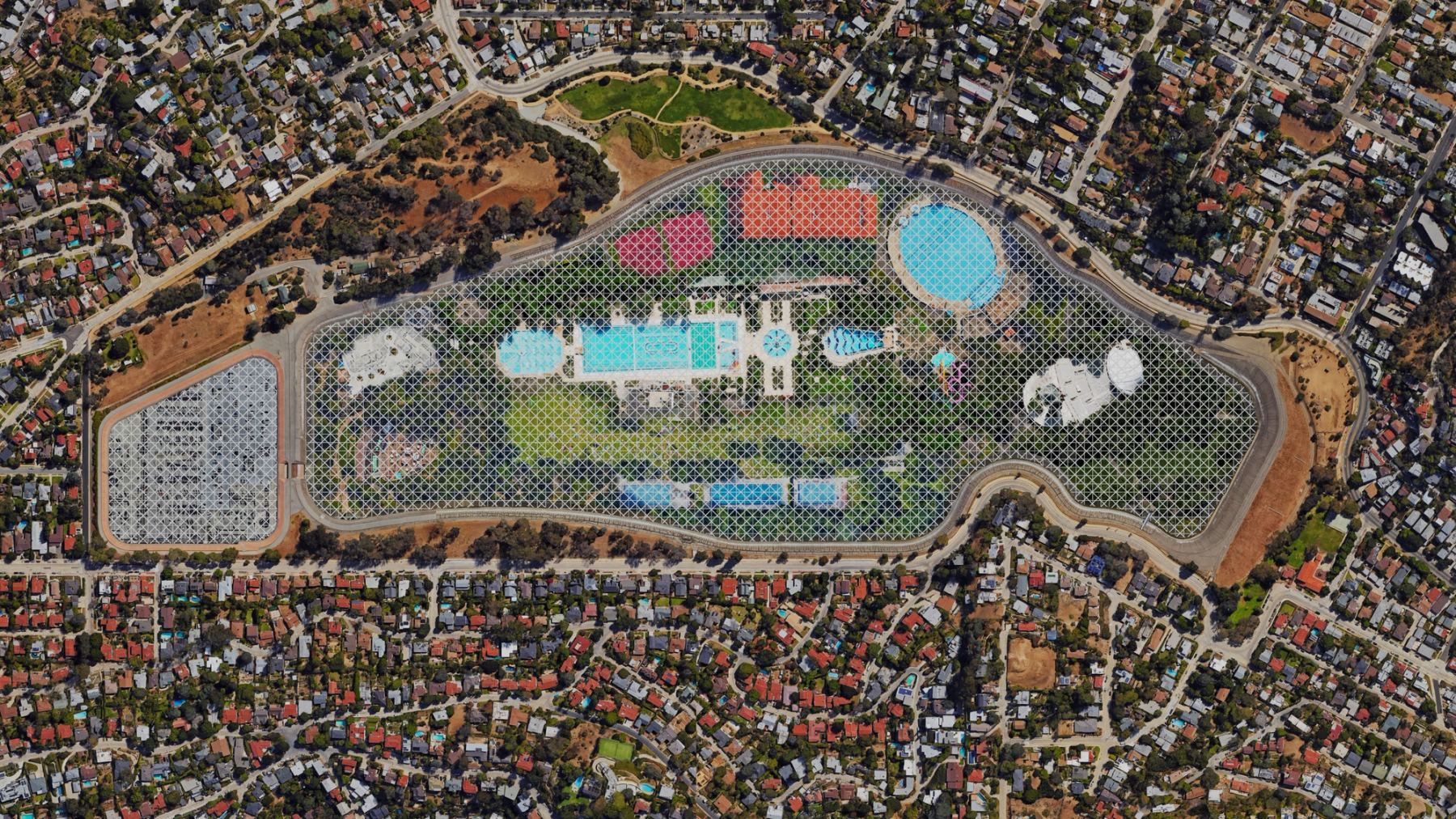 GOOGLE EARTH MASK GRID day HD