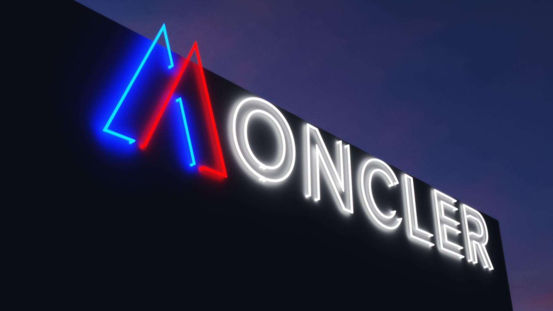 MONCLER LOGO NEON B