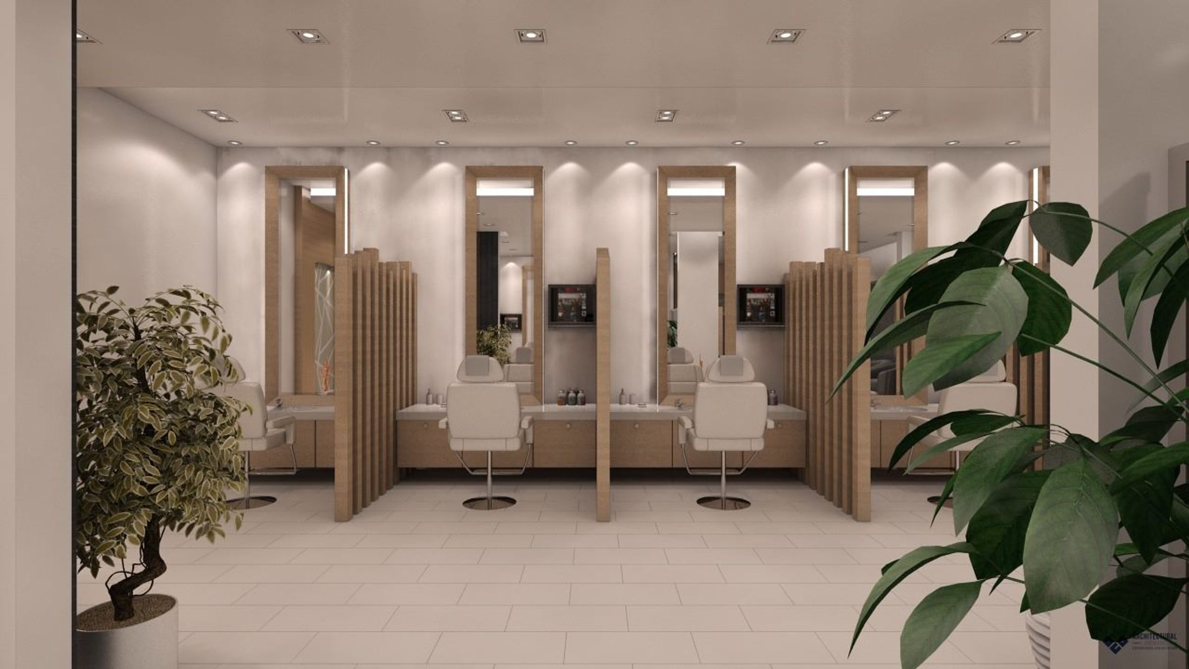 Hairdresser salon interior