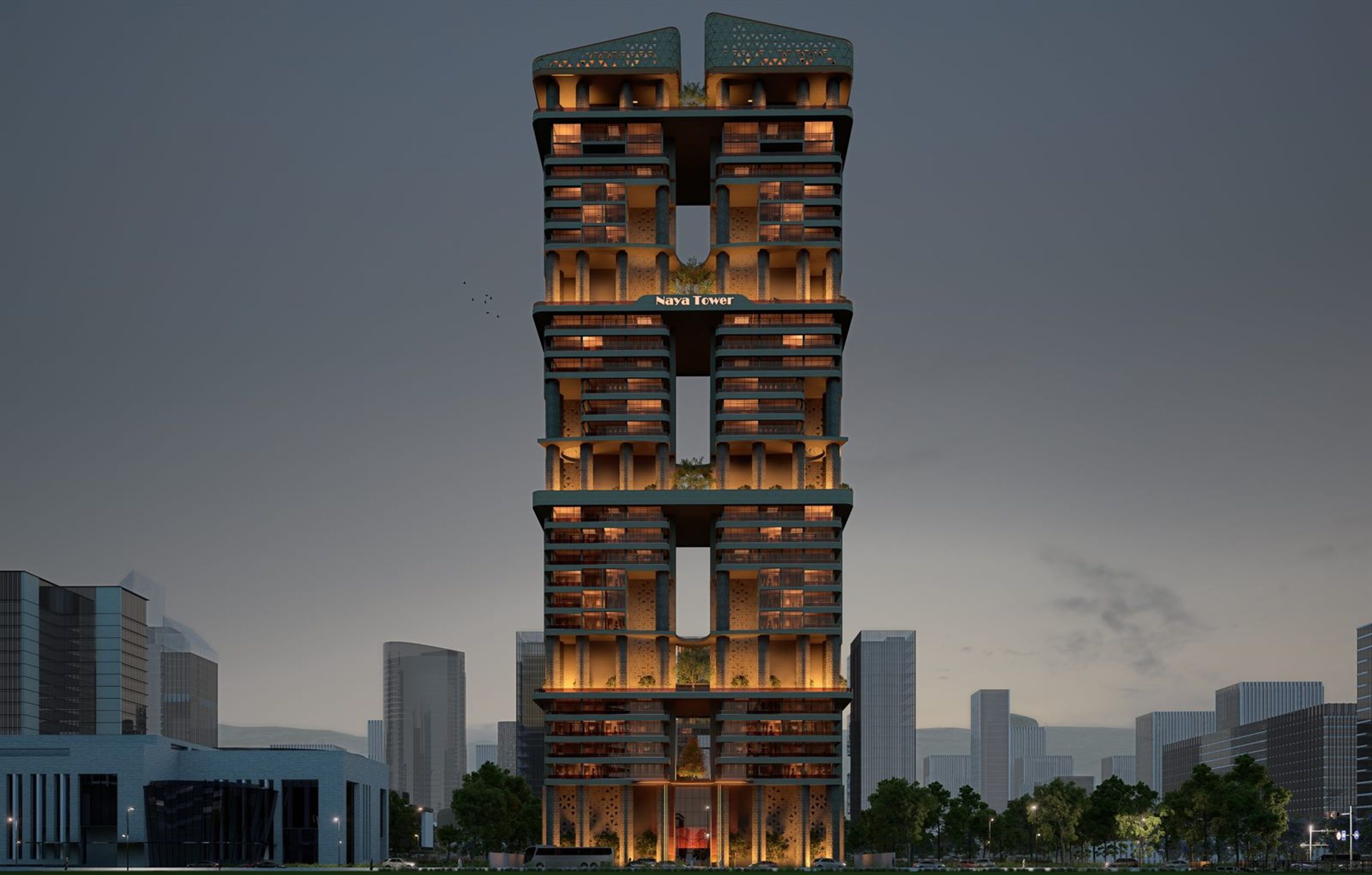 Residential tower, King Fahd Road