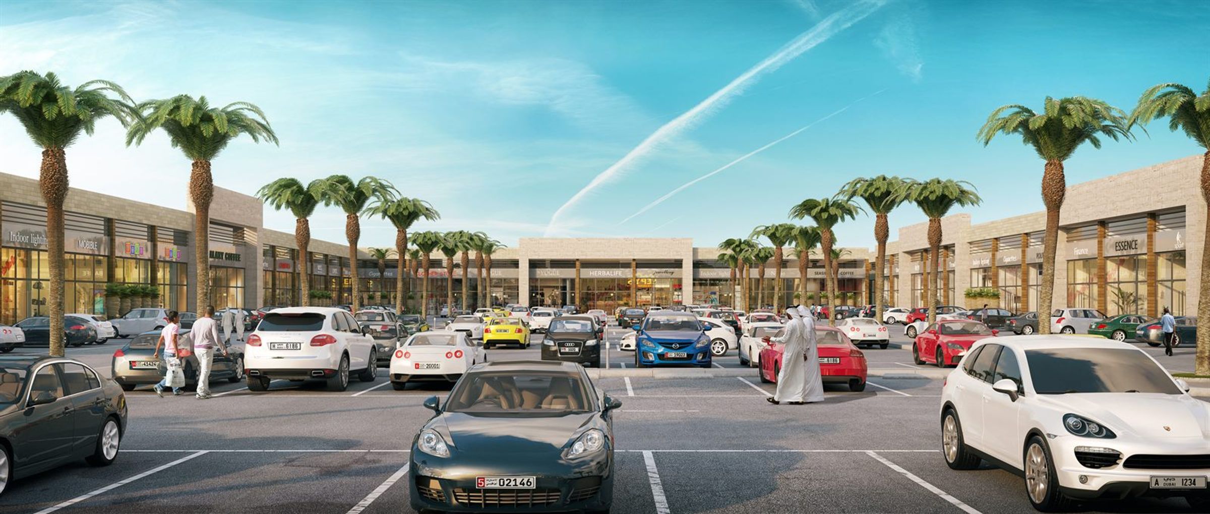 Al-Tahlia strip mall