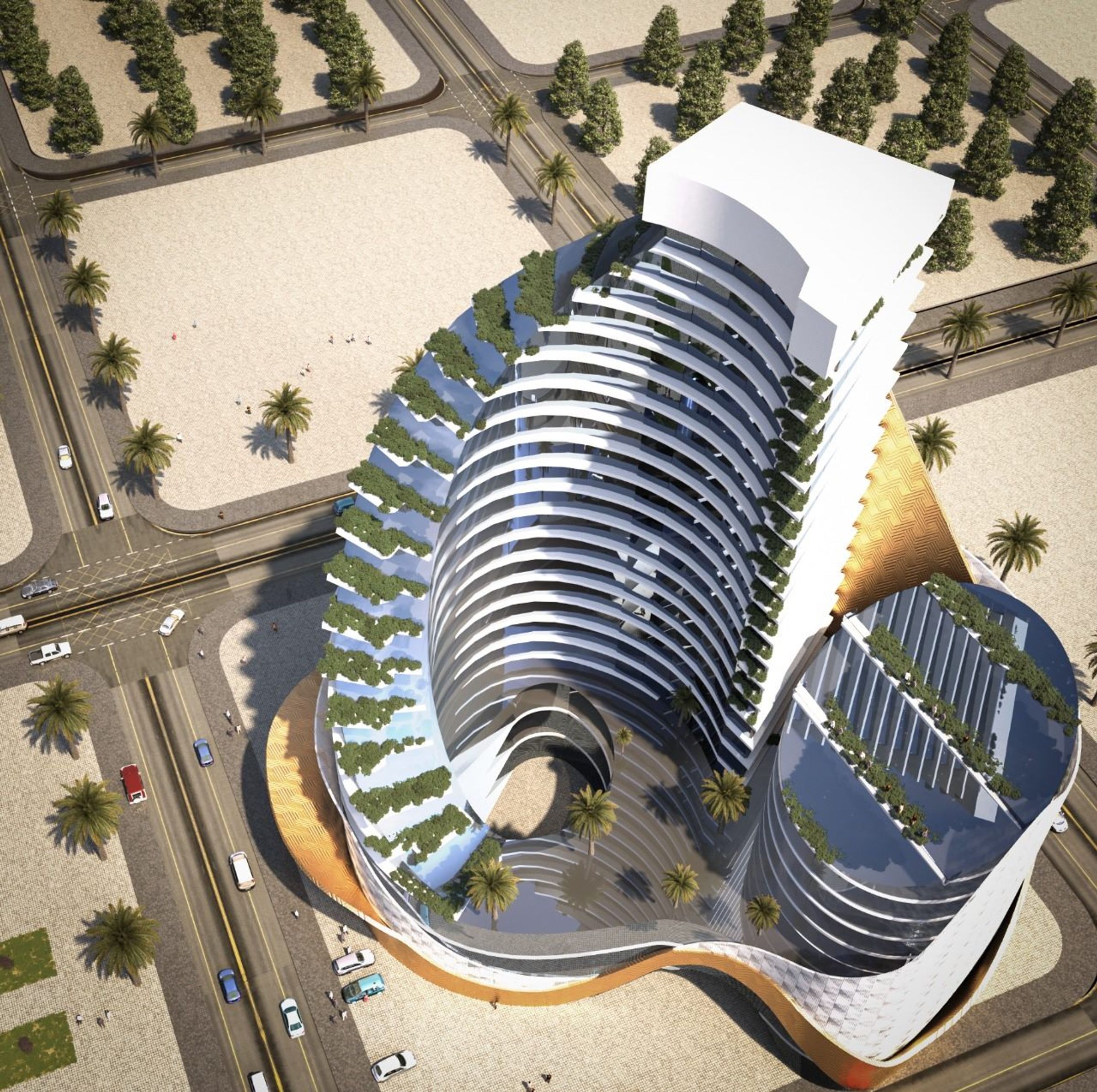 Commercial tower, King Fahd Road