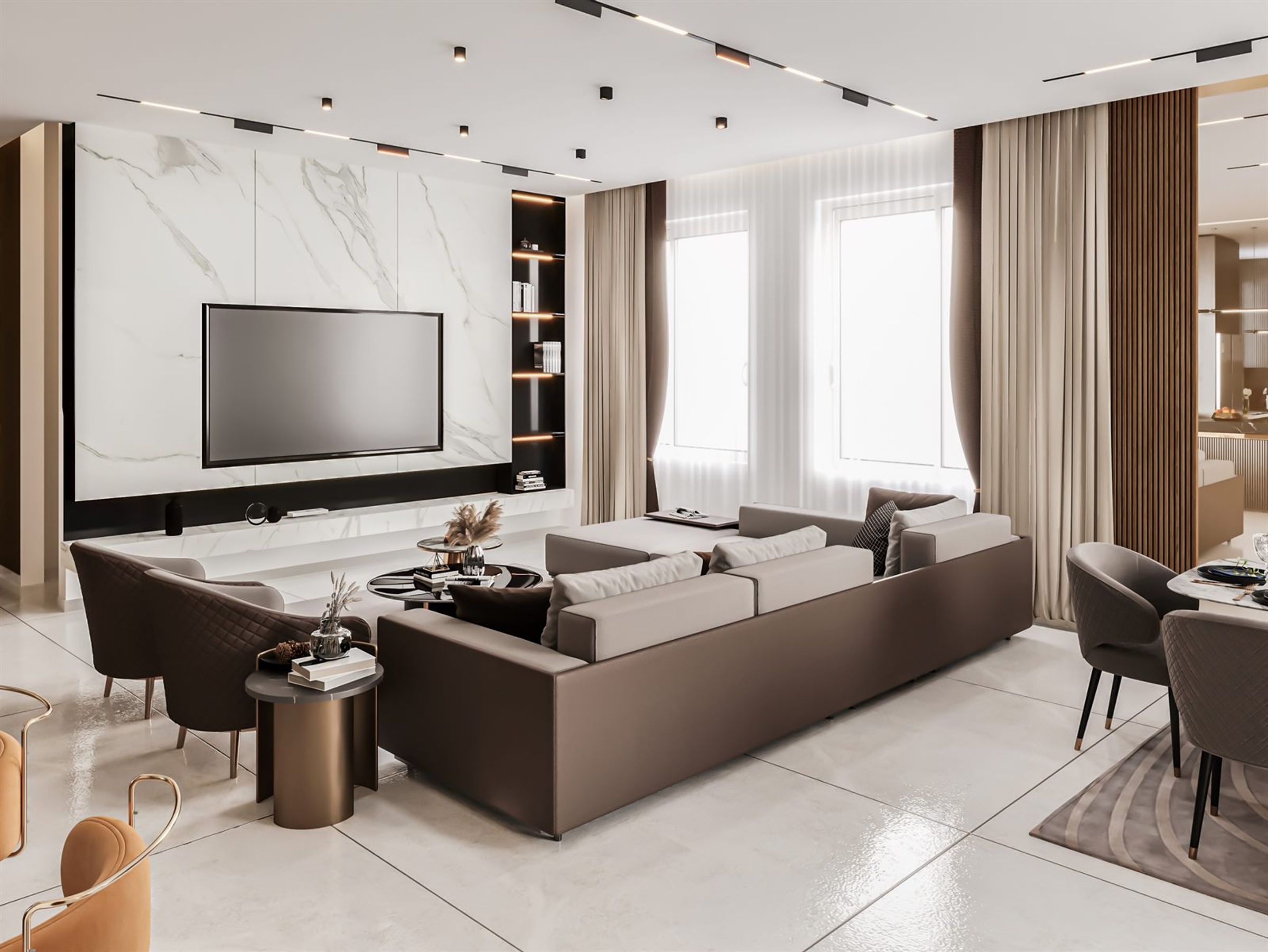 Private villa interior