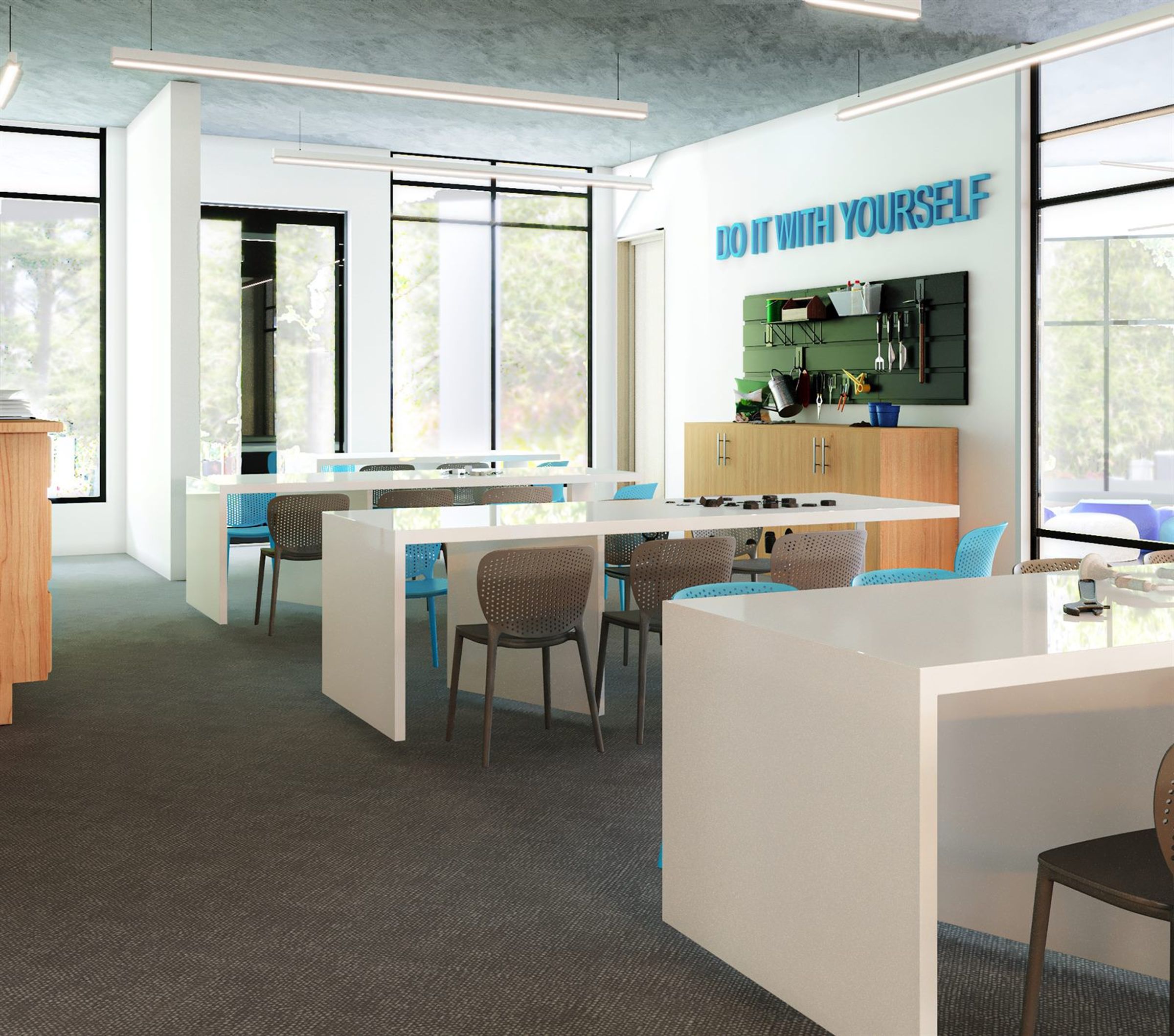 Innovation center interior