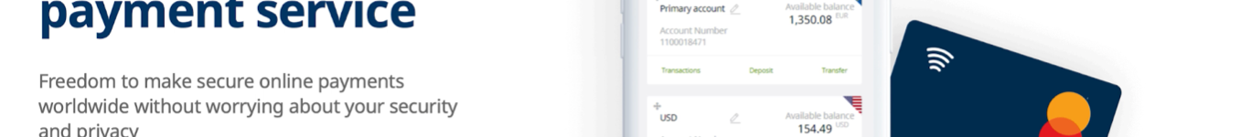 ecoPayz front page