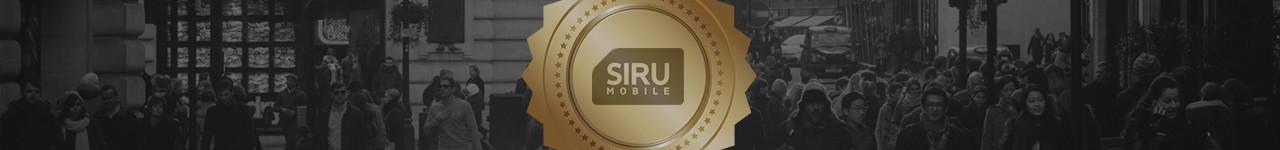 A medal with Siru Mobile logo