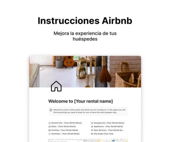 Instrucciones Airbnb