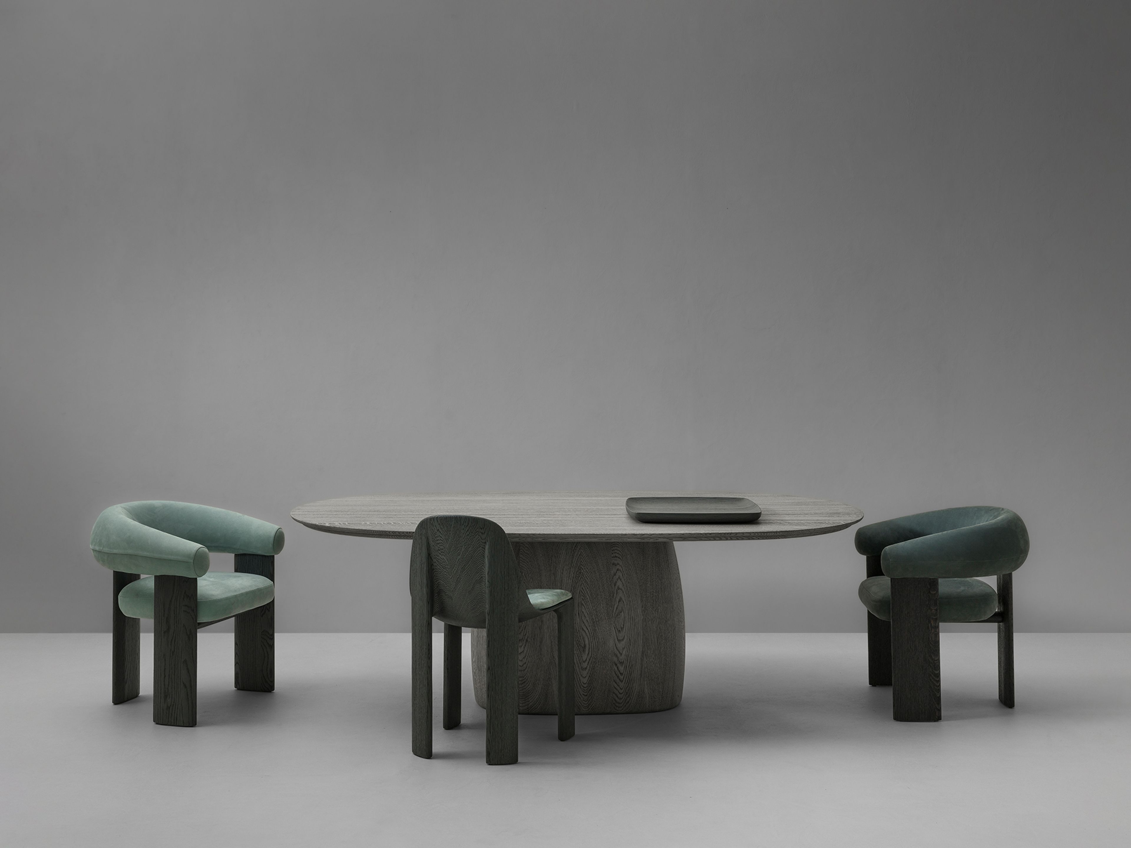 Barrel Dining Table Oval