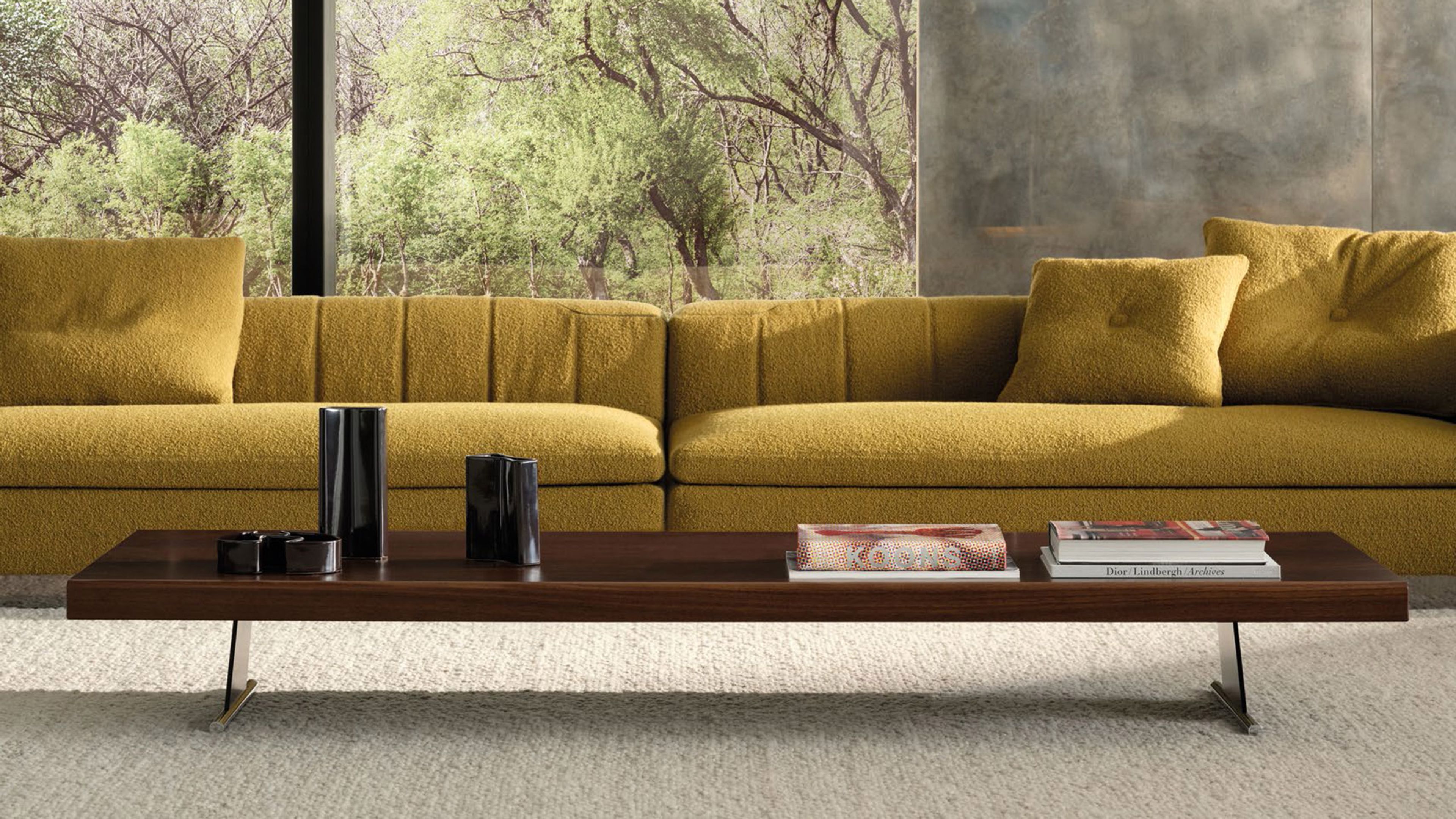 Table basse Minotti style années 70.