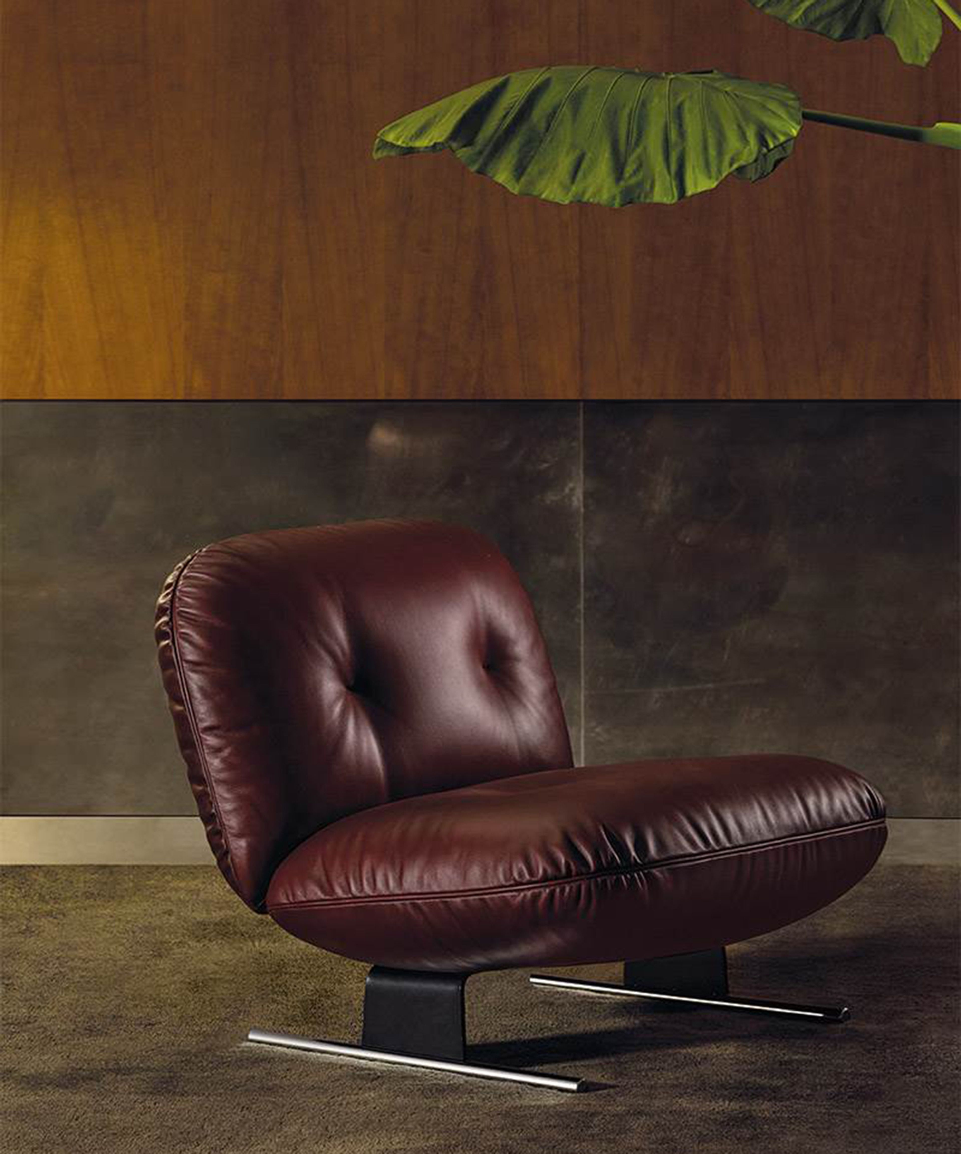 Le fauteuil Libra, inspiré par l'esthétique des années 1970.