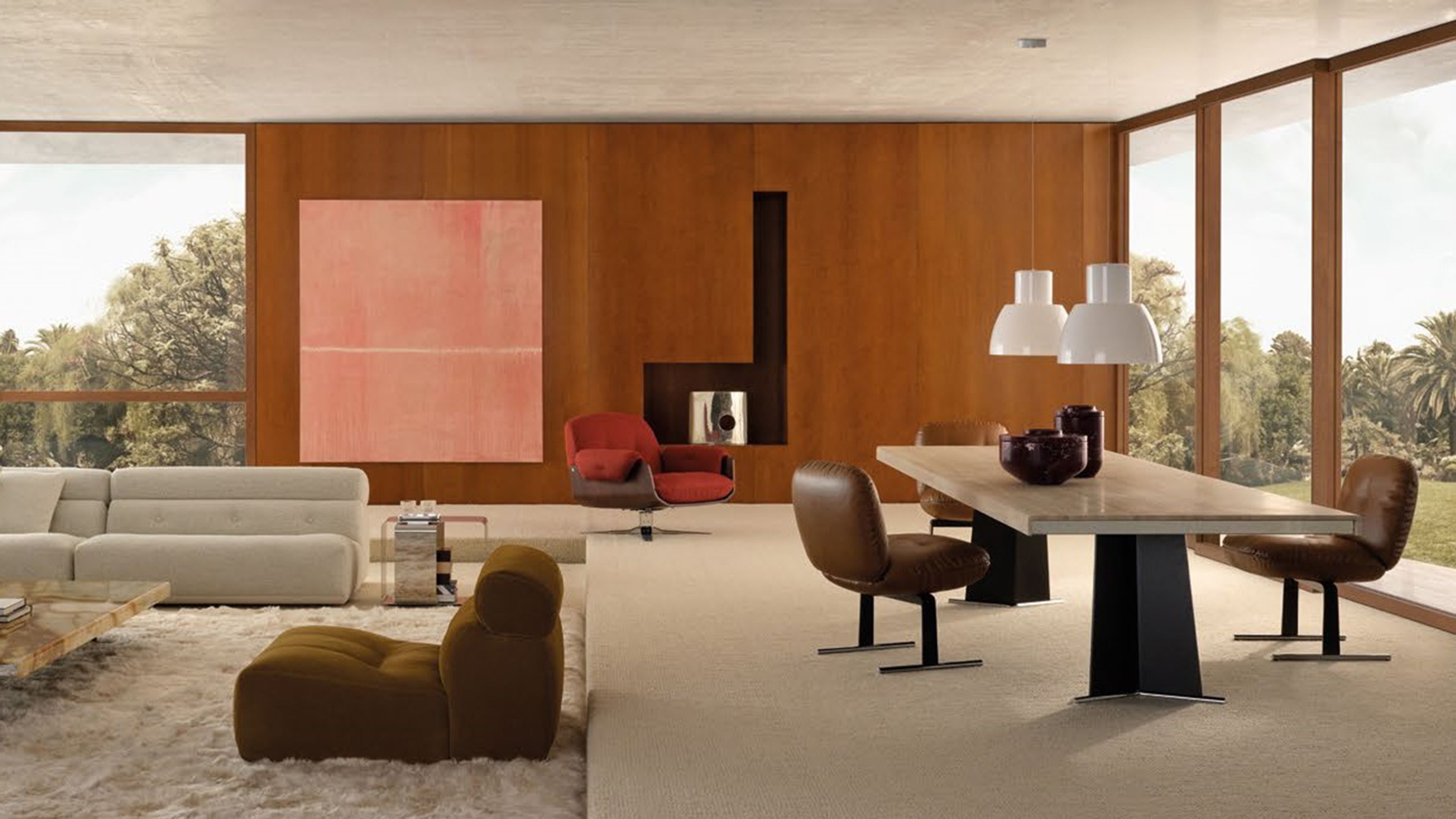 A refined dining little armchair where overlapping soft volumes.