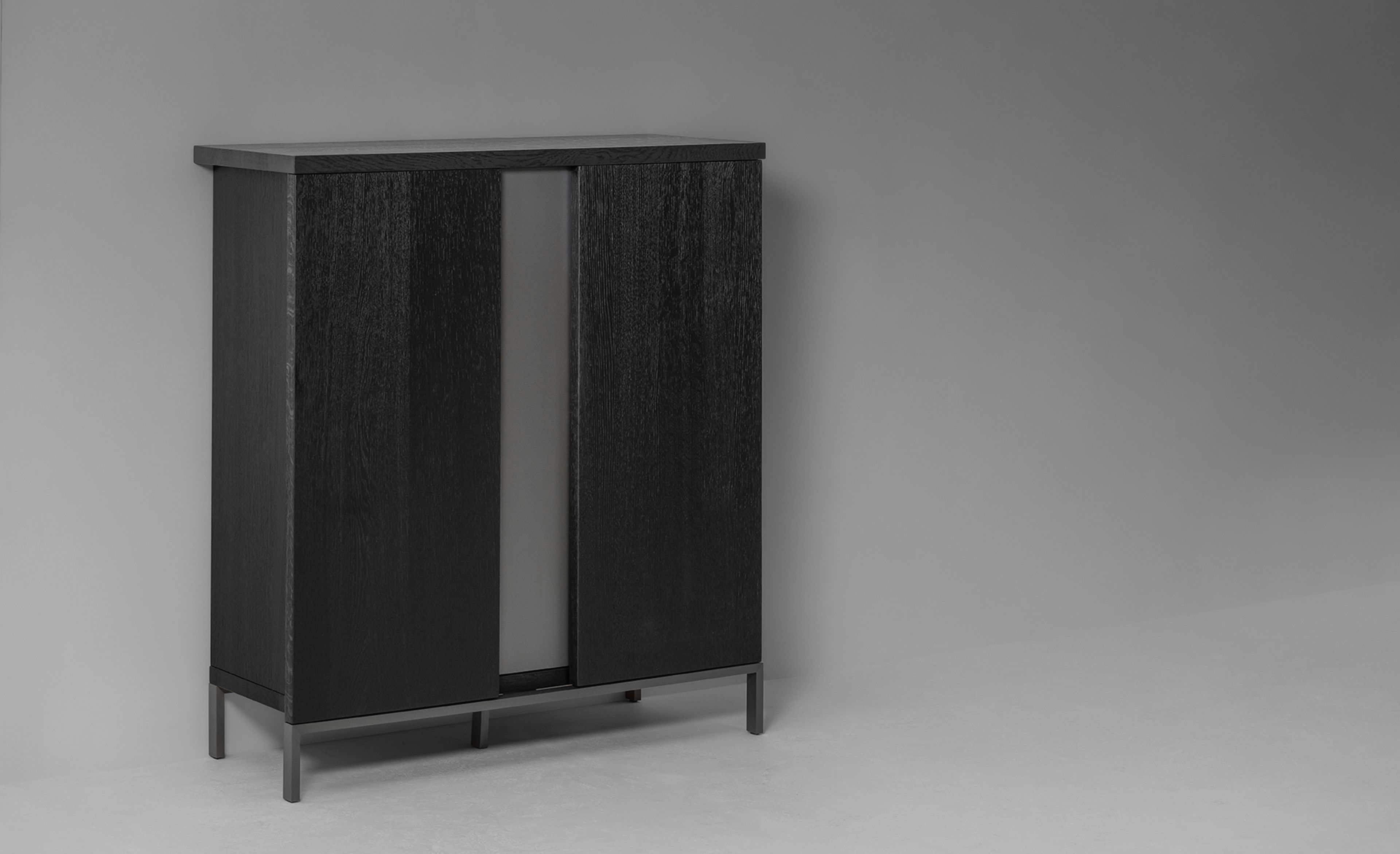 Lofty and lavishly detailed, the Nota Bene cabinet by Marlieke Van Rossum.