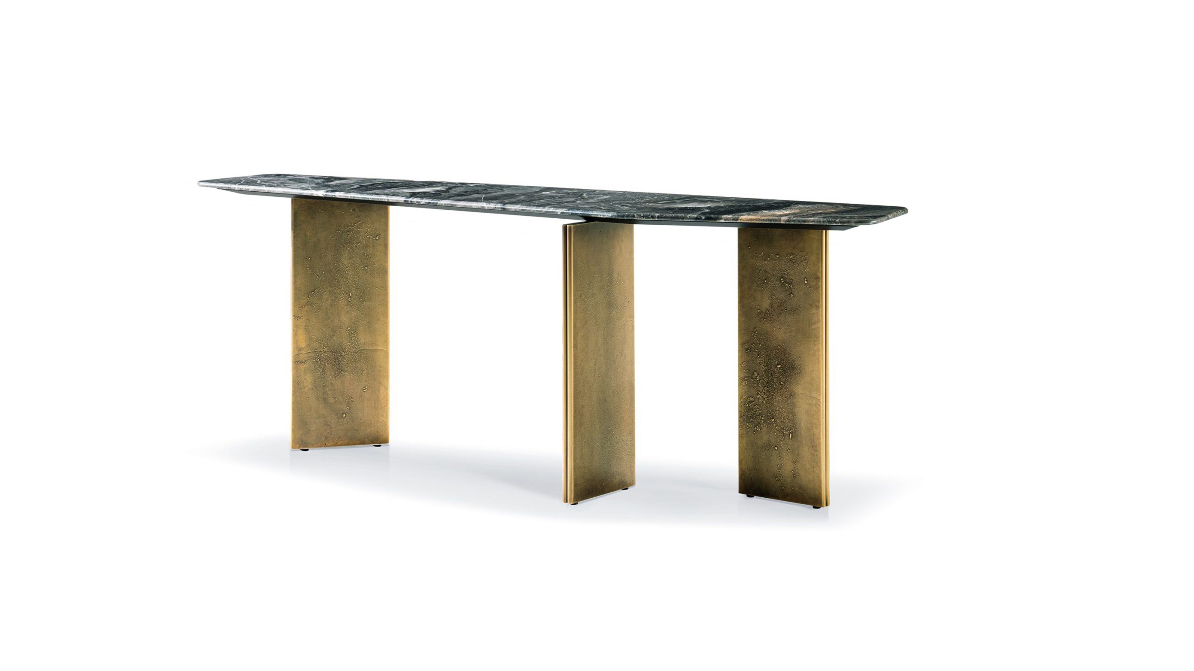 Asymmetrical console Minotti.