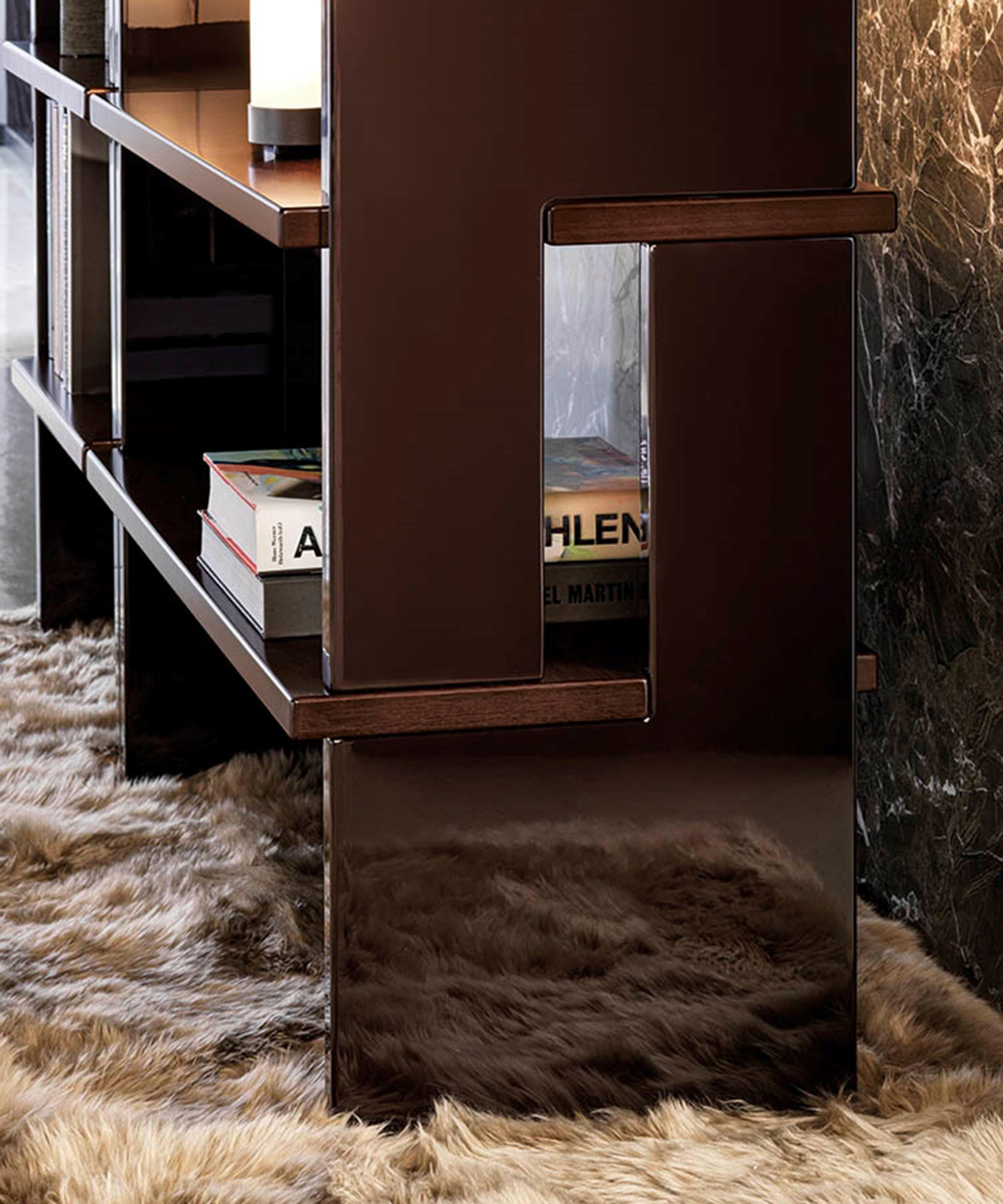 A modular system of repeated geometric elements by Minotti.