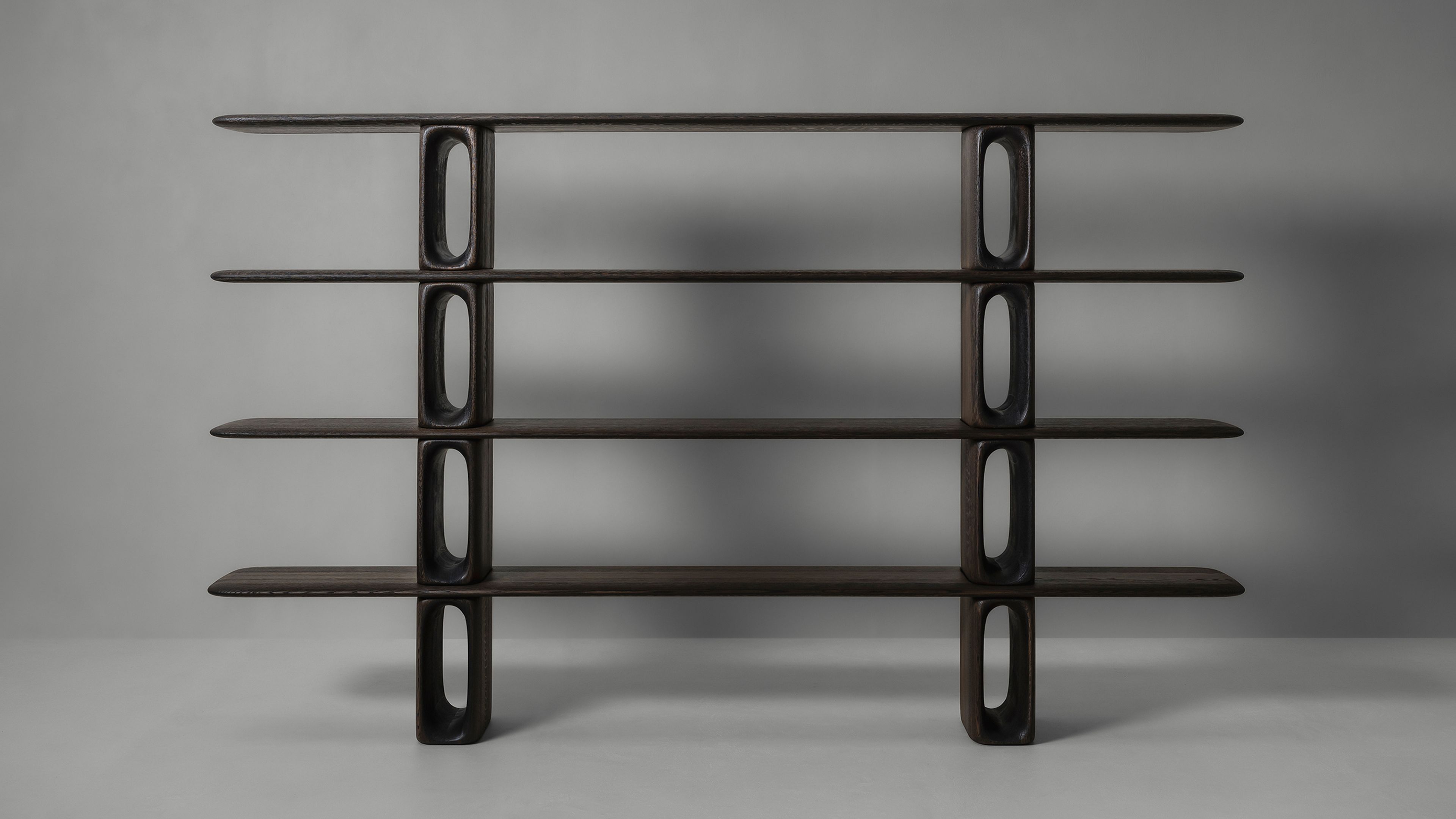 A sculptural bibliotheque by Van Rossum.
