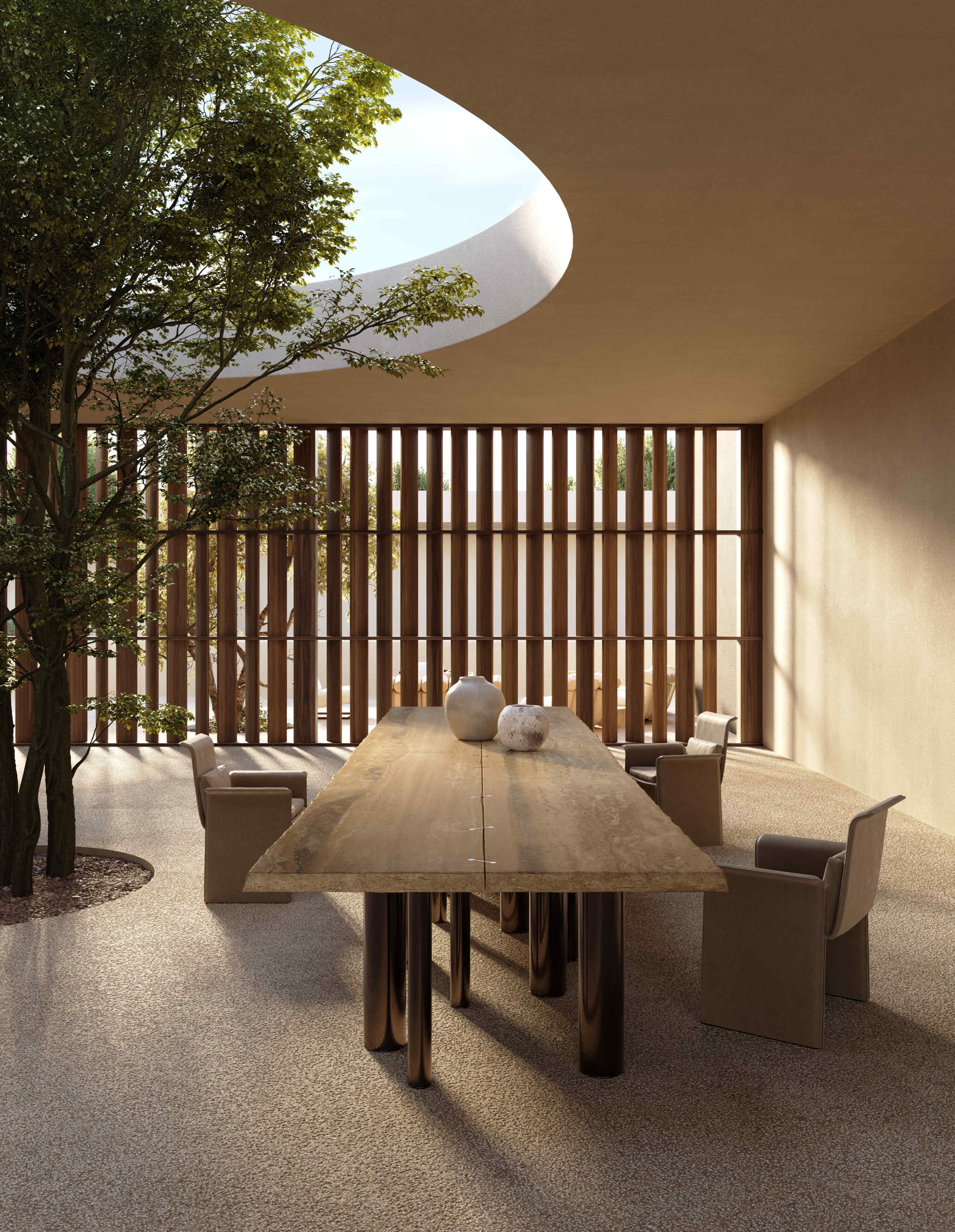 10th Joint Stone Dining Table