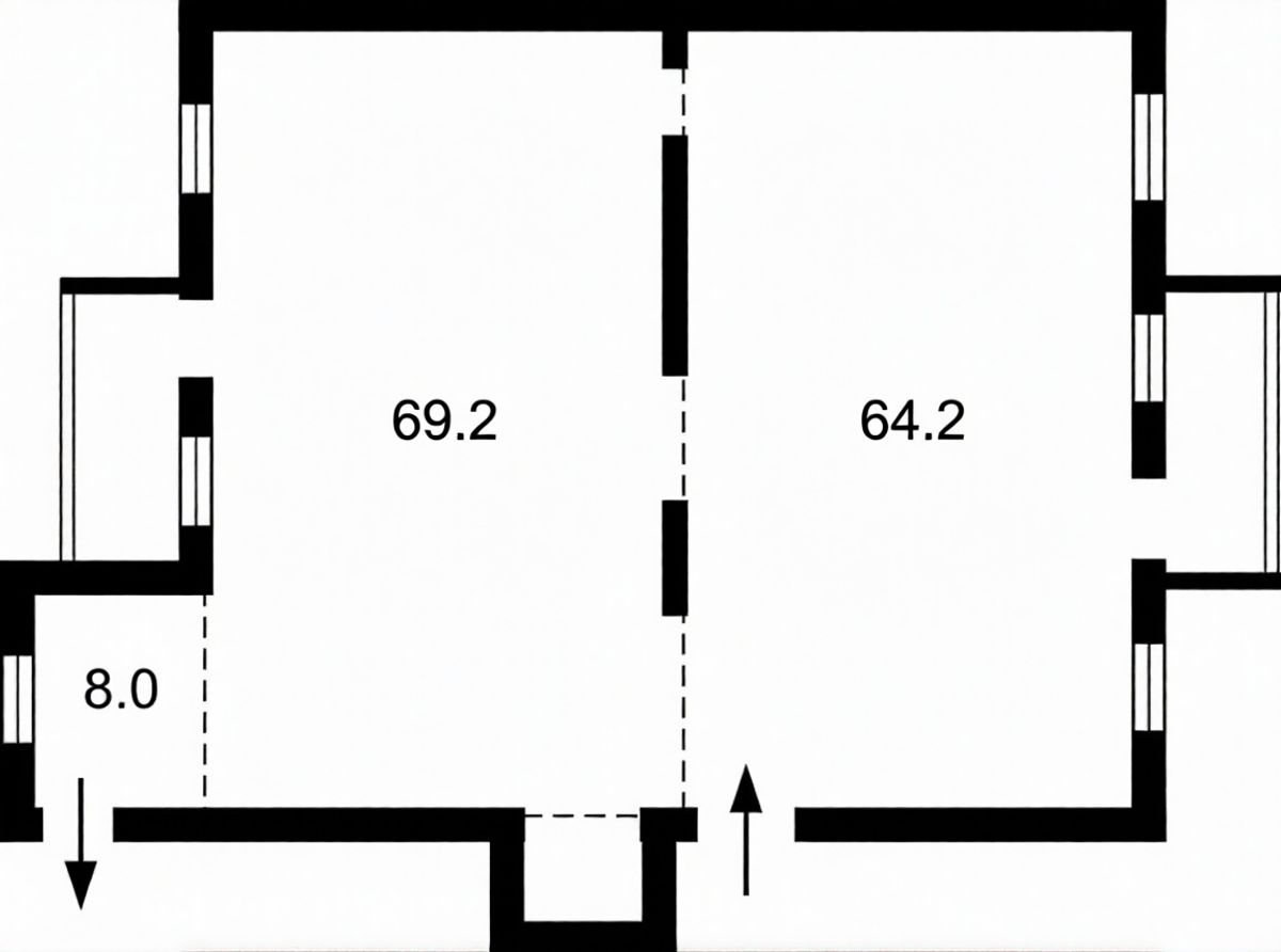 Floor plan — 4-Bedroom Apartment for Sale on Yaroslaviv Val, 21YE — Historical