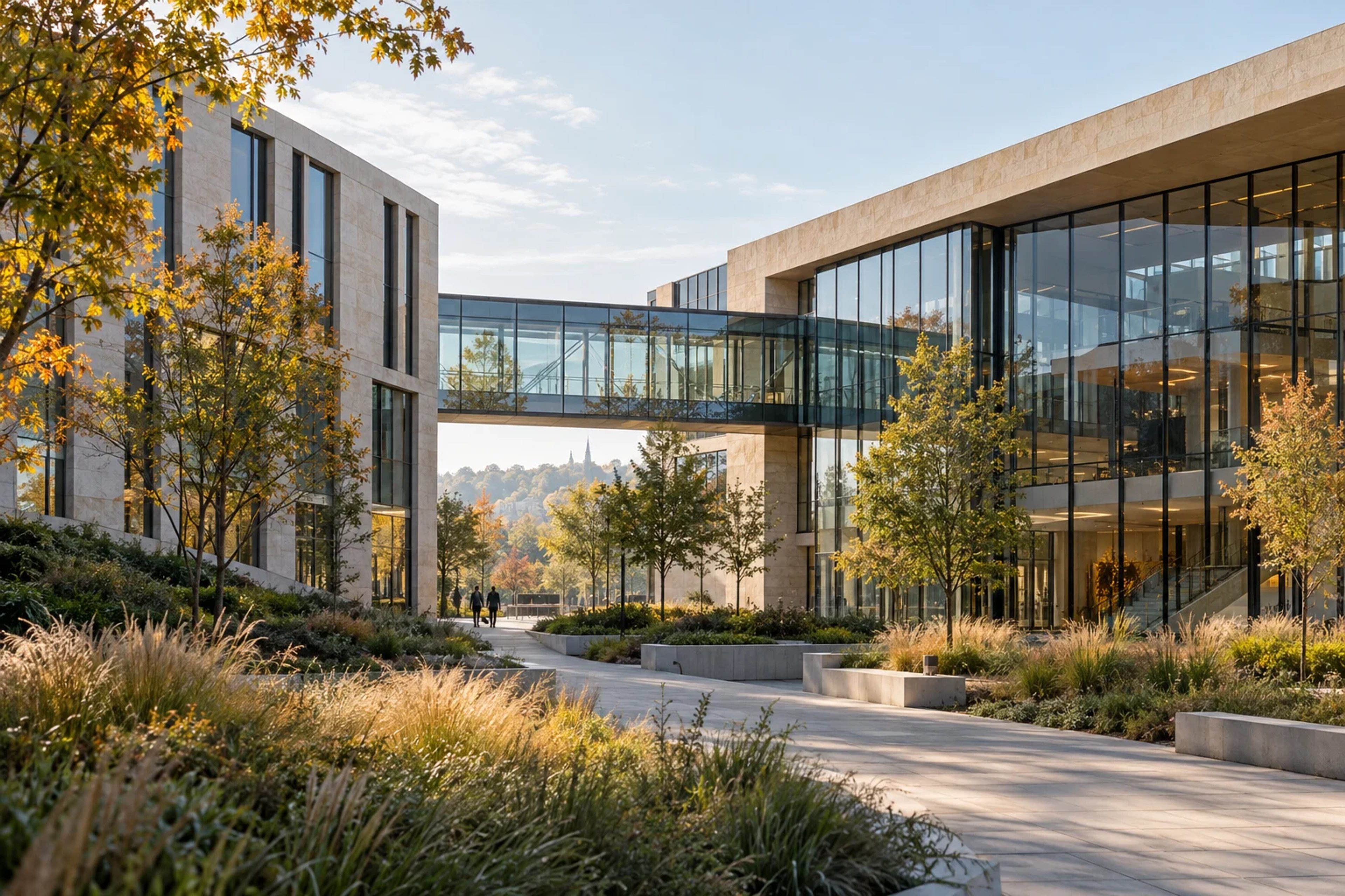 Illustrative contemporary European research and innovation campus